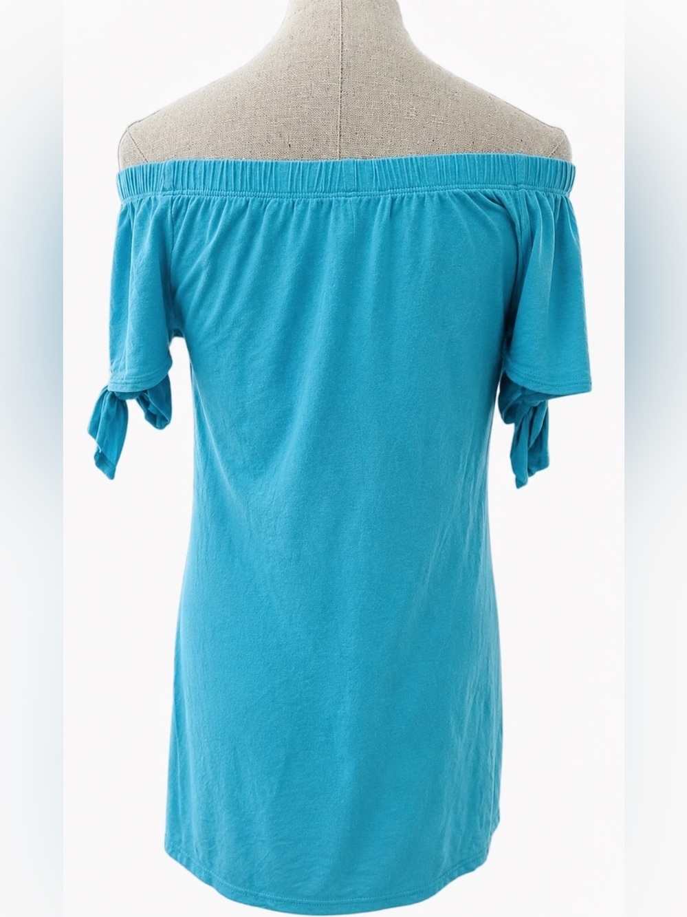 KENNETH COLE & VENUS Aqua Ruffle Bikini & Matching Off-Shoulder Cover-Up Set - Picture 10 of 16